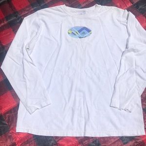 Long sleeve white adidas shirt